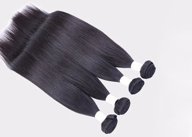 China Straight Malaysian Virgin Hair Weave Bundles 100% Cuticle Aligned No Lice Or Knots supplier