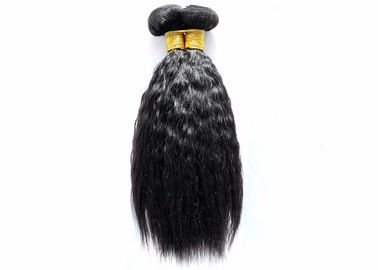 China Black Human Hair Extensions Weave , Natural Shine Remy Human Hair Weave supplier
