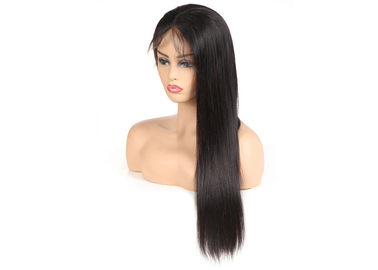 China Average Size Full Lace Human Hair Wigs 100% Cuticle Aligned Without Shedding Or Tangle supplier