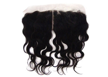 China Natural Remy Brazilian Lace Frontal Closure Ear To Ear 18 Inch Afro Kinky Curly supplier