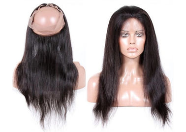 China 7A 130% Density Full Lace Frontal Closure , 360 Lace Frontal Closure With Baby Hair supplier