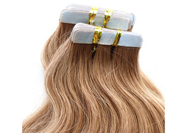 China Comb Easily Smooth Double Tape Hair Extensions 100% Unprocessed Long Lasting supplier