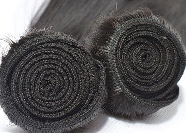 China No Bad Smell Peruvian Straight Hair Weave 100% Unprocessed Black With A Little Brown supplier
