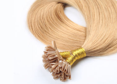 China Full Cuticle Aligned Pre Bonded Hair Extensions Smooth Without Shedding Or Tangle supplier