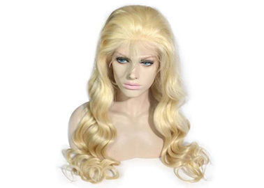 China Double Wefts Real Colored Hair Wigs Soft Clean Without Shedding Or Tangling supplier