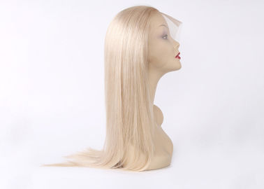 China Unprocessed Brazilian Virgin Straight Human Hair Full Lace Wigs Can Be Dyed And Ironed supplier