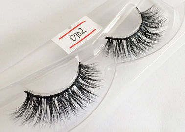 China Real 3D Mink Long Lasting False Eyelashes Lightweight With Custom Eyelash Box supplier