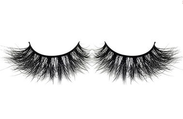 China Long Lasting Invisible Band Eyelashes , Black Natural Looking False Eyelashes supplier