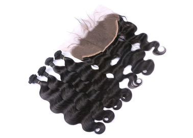 China Body Wave 13x6 Full Lace Frontal Closure Good Feeling Resilient With 4 Bundles supplier