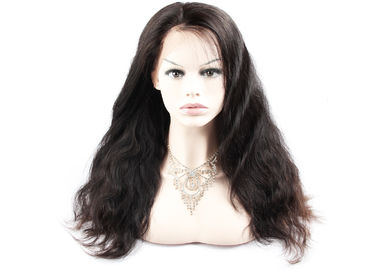 China Smooth Feeling 100 Human Hair Full Lace Front Wigs Double Strong Machine Weft supplier