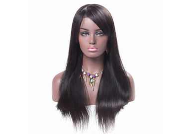 China 10A Grade Full Lace Human Hair Wigs , Straight Cambodian Hair Full Lace Wigs No Tangle supplier