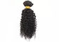 Black Human Hair Extensions Weave , Natural Shine Remy Human Hair Weave supplier