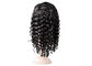 150% Density Custom Full Lace Wigs Deep Wave 10  - 28 Inch Natural Color supplier