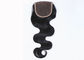 Bouncy Black 100 Human Hair Lace Front Closure Long Lasting Without Knots Or Lice supplier
