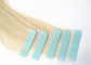 Glossy Blonde Tape In Hair Extensions High Durability No Split Easy To Wear supplier