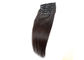 Grey Peruvian Clip In Hair Extensions Deep Wave 8&quot; - 28&quot; Comfortable To Wear supplier