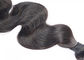 Smooth Feeling Long Brazilian Hair Weave , Unprocessed Hair Bundles With Closure supplier