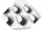 Handmade Invisible Band Eyelashes , Lightweight 3D Mink Eyelash Extensions supplier
