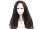 Smooth Feeling 100 Human Hair Full Lace Front Wigs Double Strong Machine Weft supplier