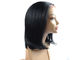 Monofilament Human Lace Front Wigs 100% Virgin High Density Natural Luster supplier