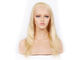 European Remy Blonde Full Lace Wigs Human Hair 8A Grade Without Knots Or Lice supplier