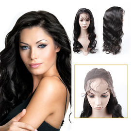 China Body Wave Full Lace Human Hair Wigs , Virgin Brazilian Remy Human Hair Full Lace Wig supplier