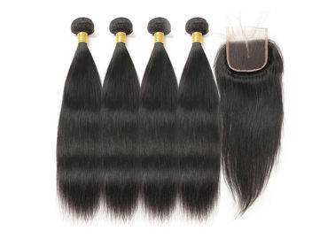 China 8A Grade Virgin Human Hair Extensions , Machine Weft 40&quot; Virgin Mongolian Straight Hair supplier