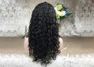 China High Density Human Lace Front Wigs , Natural Hairline Black Human Hair Lace Front Wigs supplier