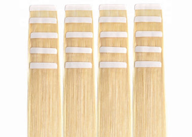 China Double Drawn 100% Virgin Brazilian Tape In Hair Extensions Smooth Straight Wave supplier