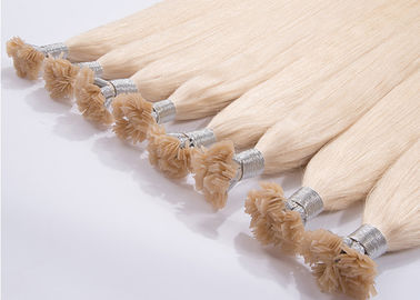 China Gold Color 20 Inch Remy Hair Extensions Steam Processed With Full Cuticle supplier