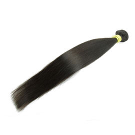 10A Straight Human Hair Extensions , Natural Black Unprocessed Brazilian Human Hair supplier