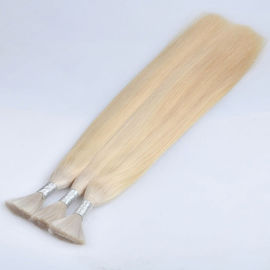 Customized Color Bulk Human Hair Extensions , Glossy 100% Human Loose Bulk Hair supplier