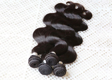 Machine Double Weft Brazilian Human Hair Weave No Smell Cuticle Still Attach supplier