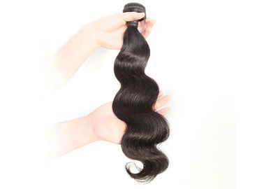 Black Raw Human Hair Extensions , 100% Unprocessed Malaysian Human Hair supplier