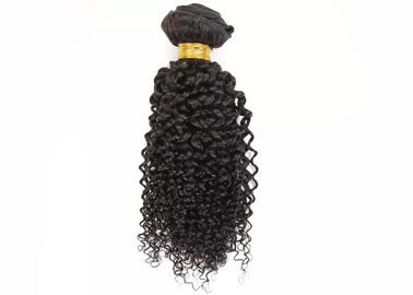 Black Human Hair Extensions Weave , Natural Shine Remy Human Hair Weave supplier