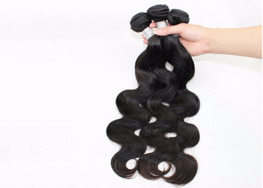 Smooth Body Wave Hair Extensions Human Weft 4 * 4 Lace Closure For Black Women supplier