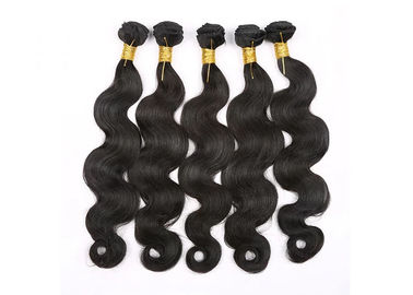 10A Natural Human Hair Extensions , Double / Triple Weft Virgin Indian Remy Hair supplier