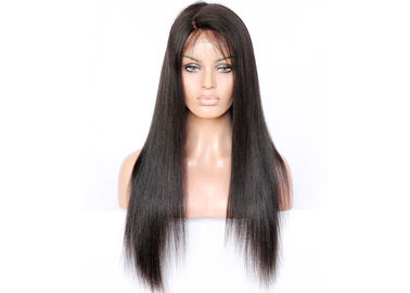 100% Brazilian Virgin Straight Human Hair Lace Front Wigs 5 Inches For Black Women supplier