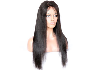 100% Brazilian Virgin Straight Human Hair Lace Front Wigs 5 Inches For Black Women supplier