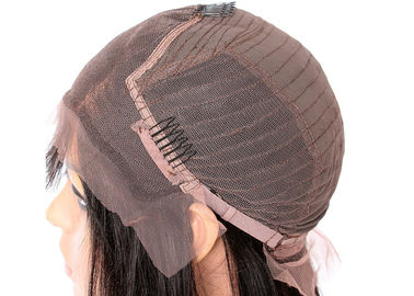 100% Brazilian Virgin Straight Human Hair Lace Front Wigs 5 Inches For Black Women supplier