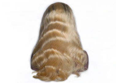 10A Grade Blonde Ombre Lace Front Wig Three Sizes Adjustable Strap And Combs supplier