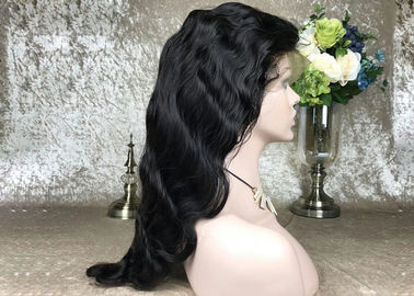 High Density Human Lace Front Wigs , Natural Hairline Black Human Hair Lace Front Wigs supplier