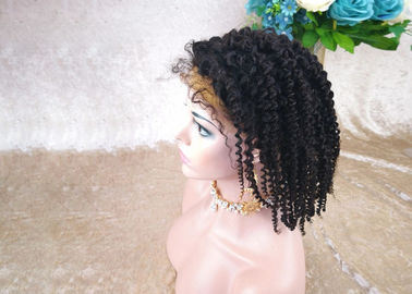 High Density Human Lace Front Wigs , Natural Hairline Black Human Hair Lace Front Wigs supplier