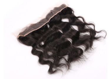 Full Cuticle Virgin Hair Lace Frontal Closure Multiple Texture Swiss Silky Body Wave supplier