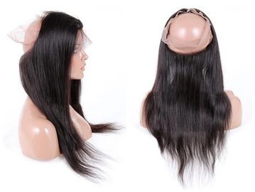 7A 130% Density Full Lace Frontal Closure , 360 Lace Frontal Closure With Baby Hair supplier