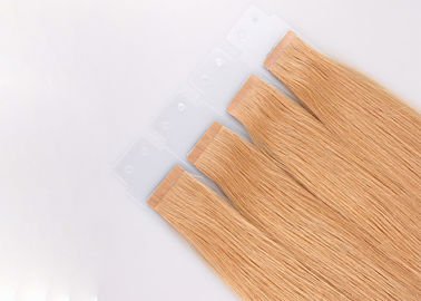 Double Weft Tape In Human Hair Extensions , European Tape In Hair Extensions supplier