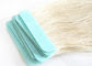 Glossy Blonde Tape In Hair Extensions High Durability No Split Easy To Wear supplier
