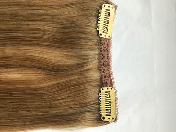 Glossy 26" Clip In Hair Extensions Malaysia Without Synthetic Hair Or Animal Hair supplier