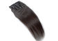 Strong Weft Virgin Human Hair Clip In Extensions Full Cuticles Attached No Shedding supplier