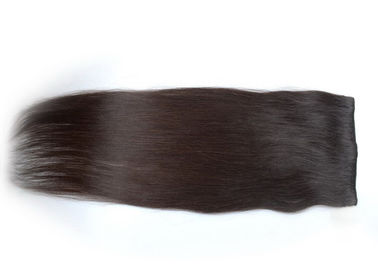 Grey Peruvian Clip In Hair Extensions Deep Wave 8" - 28" Comfortable To Wear supplier